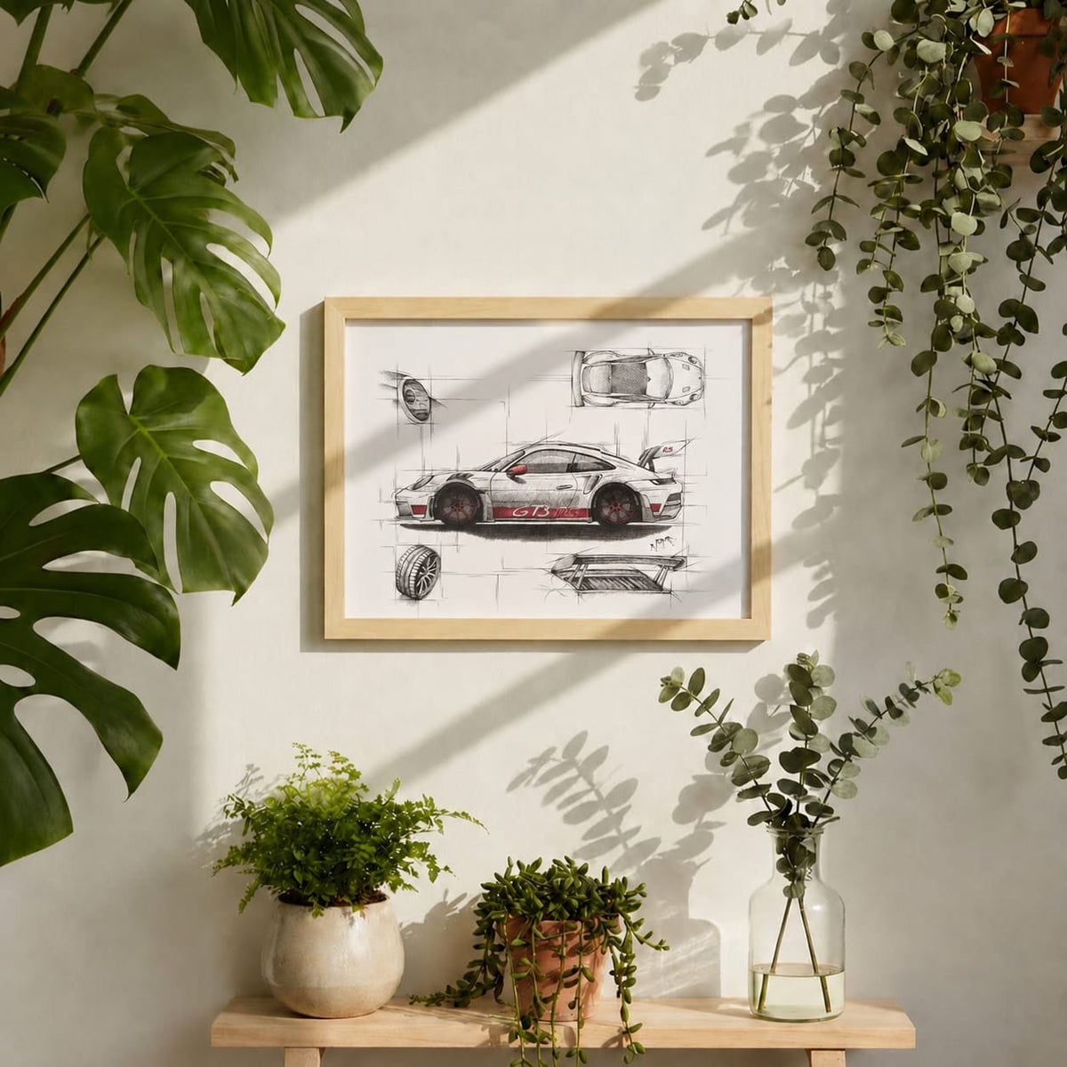 Croquis Porsche GT3 RS